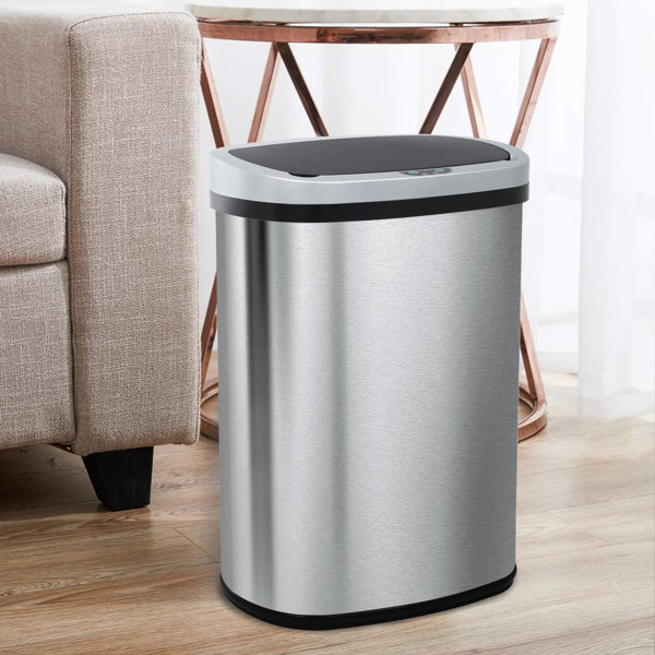 FDW 13 Gallons Motion Sensor Trash Can & Reviews Wayfair